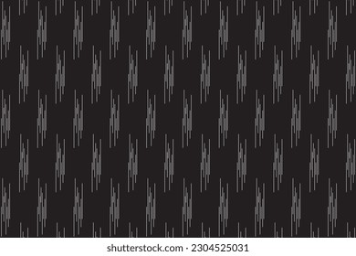 Geometic of pattern vector. Design of irregular vertical lines white on black background. Design print for illustration, texture, textile, wallpaper, background. Set 1