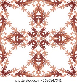 Geometri Autumn Seamless decorative pattern