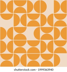 Geometri minimalistic seamless patterwith simple shape and figure. Abstract vector pattern design in Scandinavian style for web banner, business presentation, branding package, fabric print, wallpaper