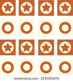 Patrón geométrico minimalista sin costuras con forma y figura simples. Diseño Abstractas del patrón del Vector