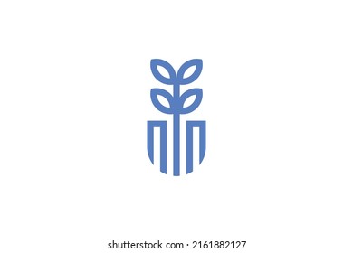 Vector de logotipo de monolina moderna de Geometri