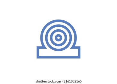 Geometri Modern Monoline Logo Vector