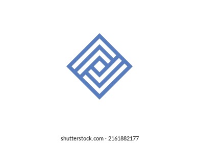 Vector de logotipo de monolina moderna de Geometri