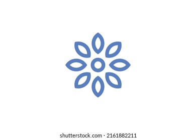 Geometri Modern Monoline Logo Vector