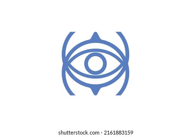 Vector de logotipo de monolina moderna de Geometri