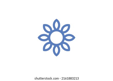 Geometri-Modernes Monoline-Logo, Vektor