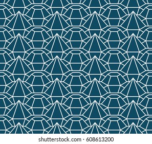 geometric 3d relief outline hexagon grid texture pattern