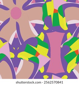 Geometric 3d shapes seamless pattern. Modern geometric texture design. Vector illustration. 