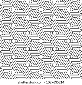 Geometric 6 point star based pattern 