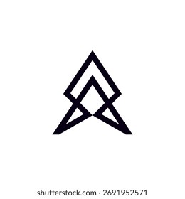 Geometric 'A' logo with an upward arrow. A modern, professional mark symbolizing ambition, growth, and progress.