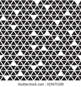 Geometric abcrtact black grey triangle pattern