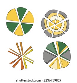 Geometric aboriginal art icon. Ethnic tribal rounded ornament. Afican, australian motiph. Dots painting. Vector illustration, template design for cloth, card, fabric.