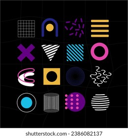 Geometric Absrtract element vector art