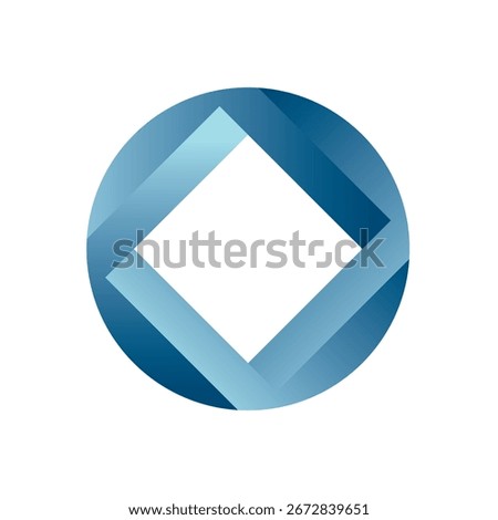 Geometric abstarct company vector logo design