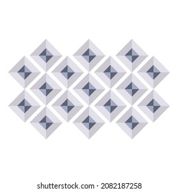 Geometric abstract, arabic style squares shape. Vector art. Eps10