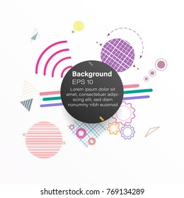 Geometric abstract background