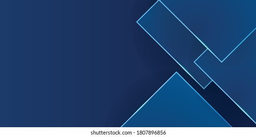Geometric abstract background blue with modern corporate concept. Vector illustration for keynote presentation background, brochure design, website slider, landing page, annual report, company profile