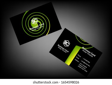Geometric Abstract Background. Business Card Design Templates