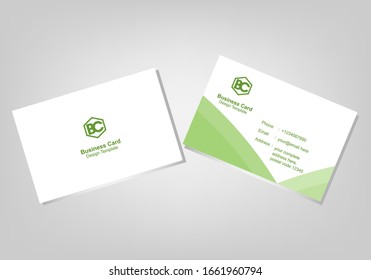 Geometric Abstract Background. Business Card Templates