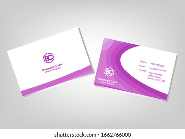 Geometric Abstract Background. Business Card Templates