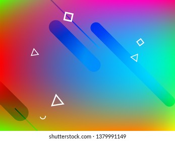 Geometric abstract background. Colored Holiday design concept. 