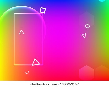 Geometric abstract background. Colored Holiday design concept. 