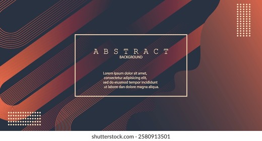 Geometric abstract background with colored paper cut lines. Modern elegant design vector illustration for website, page, cover, banner, flyer and header.