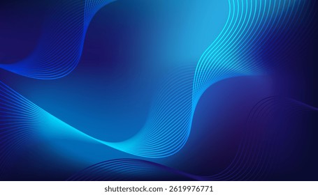 Geometric Abstract Background with Colorful Lines