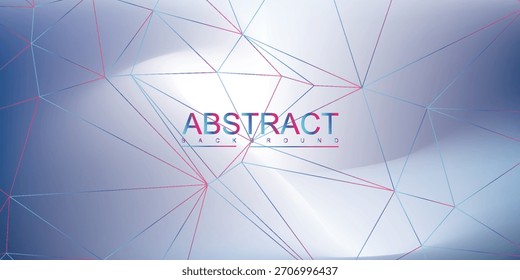 Geometric Abstract Background with Colorful Lines and Text Desig