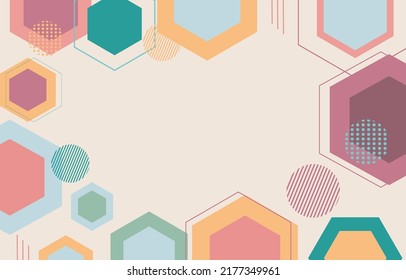 Geometric abstract background with colorful polygonal
