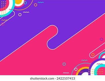 fondo abstracto geométrico con tema colorido