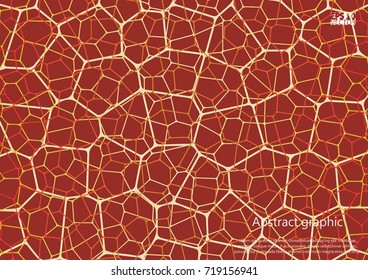 Geometric abstract background with connected line and dots. Structure molecule and communication. Scientific concept for your design. Medical, technology, science background. Eps10 Vector illustration