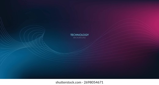 Geometrischer abstrakter Hintergrund mit verbundenen Linien.  Fließpunkt der Konnektivität. Molekül- und Kommunikationshintergrund. Grafikverbindungshintergrund