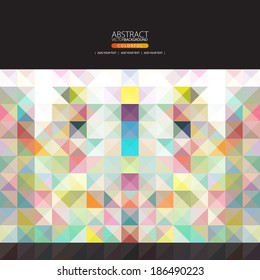 Geometric abstract background for design
