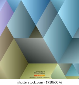 Geometric abstract background for design