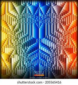 Geometric abstract background for design