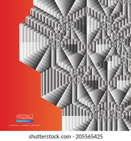 Geometric abstract background for design