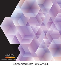 Geometric abstract background for design