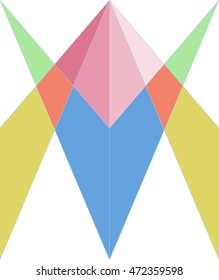 Geometric abstract background for design
