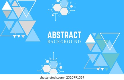 Ilustración de diseño de fondo abstracto geométrico