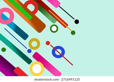 Geometric Abstract Background Design seamless pattern with scissors pastel green