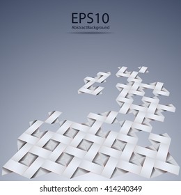 Geometric abstract background for design with space for text.