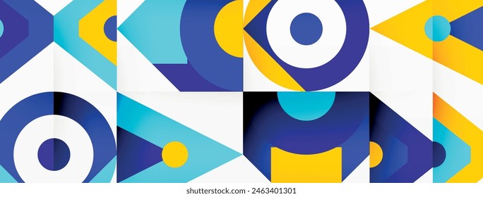 Geometric abstract background design. Vector illustration