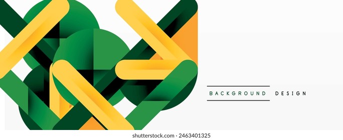 Geometric abstract background design. Vector illustration