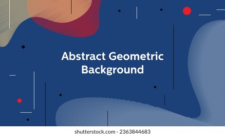 Diseño de fondo de resumen geométrico, para su presentación, promoción, portada, afiche. Eps 10 editable