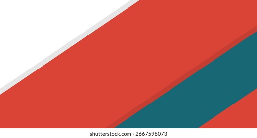 Geometric abstract background. Diagonal shapes are flat. orange and green colors. Business and promotion template.