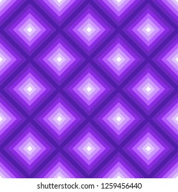 Geometric Abstract Background with Diamond shapes as mosaic pattern in trendy 2019 color Proton Purple