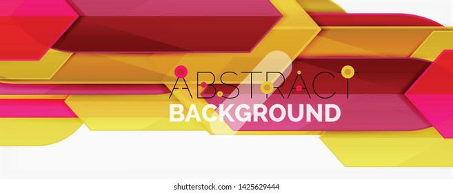 Fondo abstracto geométrico. Composición dinámica de formas. Ilustración del vector