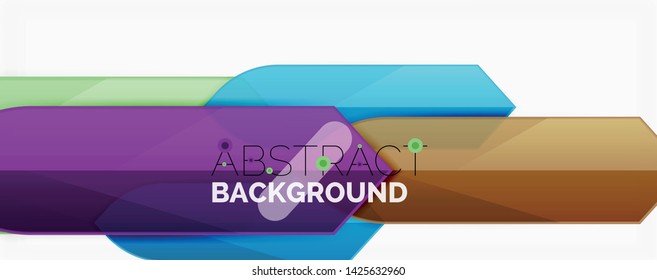 Fondo abstracto geométrico. Composición dinámica de formas. Ilustración del vector