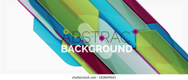 Fondo abstracto geométrico. Composición dinámica de formas. Ilustración del vector